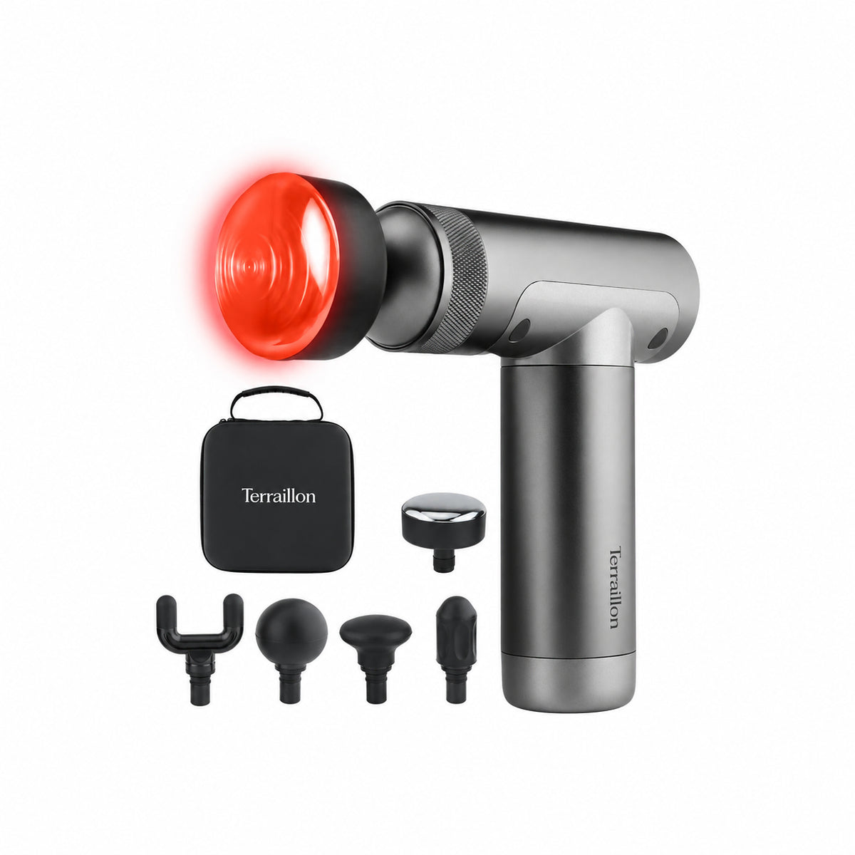 Terraillon muskelmassager – massagepistol med varme
