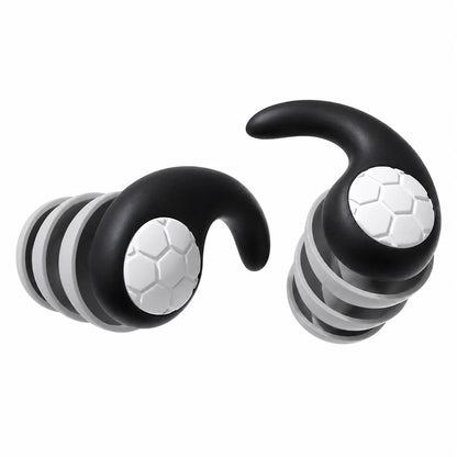 Silikon öronproppar med ergonomisk passform för bullerdämpning, sömn, simning och bekväm användning hela dagen