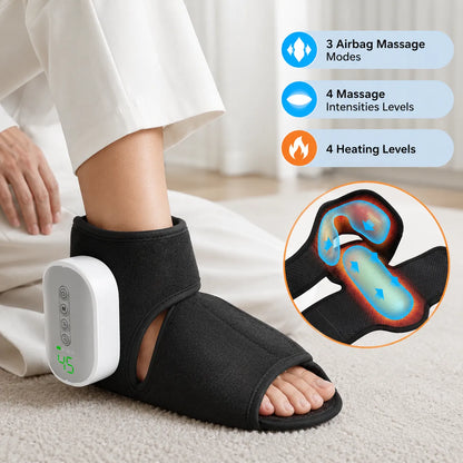Massagefunktion med flera intensitetsnivåer och lufttryck