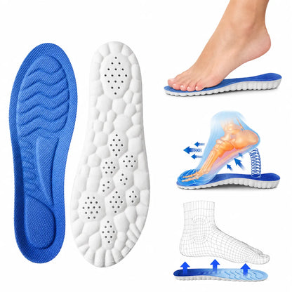Cloud 4D skoinlägg med stötdämpande design och mjukt stöd för fotvalv, häl och framfot.