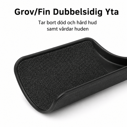 Dubbelsidig yta med grov och fin struktur
