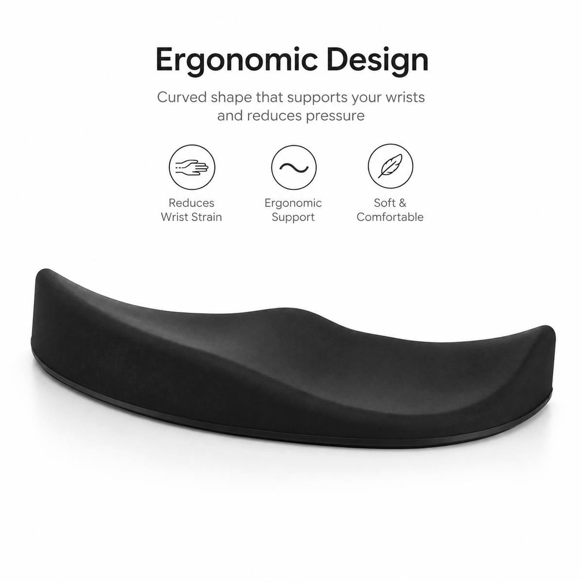 Ergonomiskt handledsstod för datorarbete