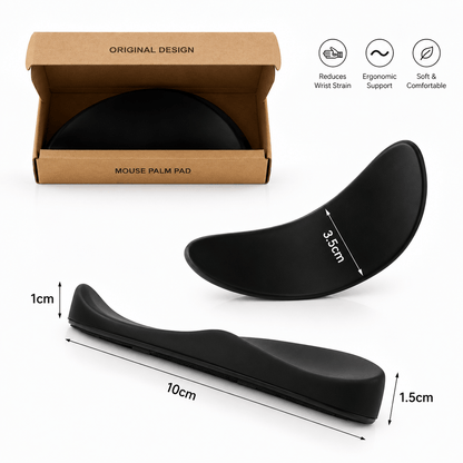 Produktens ergonomiska utformning och mått illustrerade
