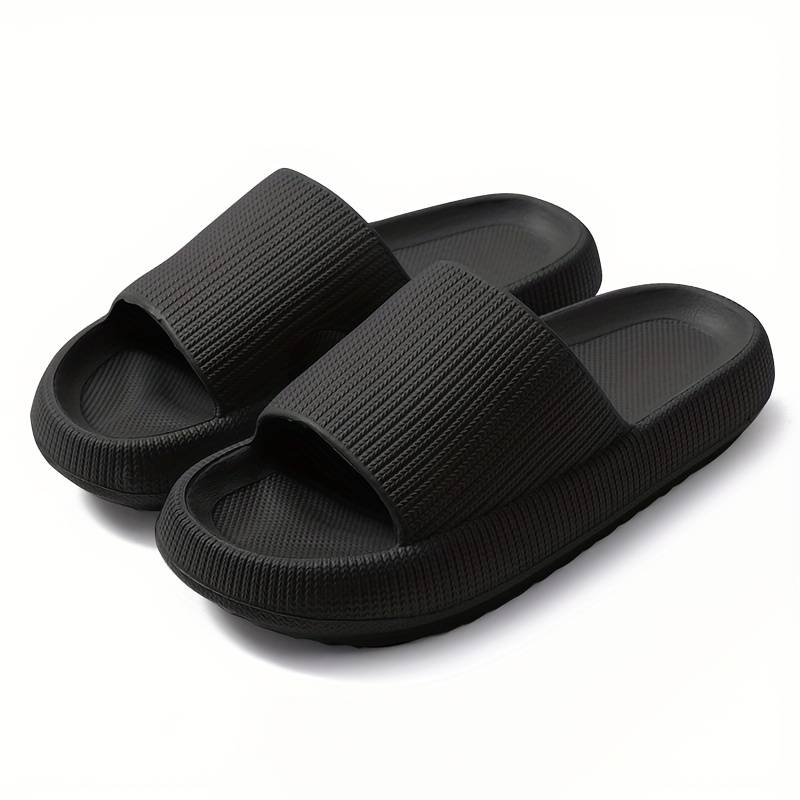 Mjuka stötdämpande Moln tofflor med bred sula